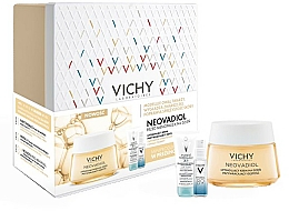 Kup Zestaw przeciwstarzeniowy do twarzy na dzień Przed menopauzą - Vichy Xmas 2021 (day/cr/50ml + f/gel/100ml + f/booster/10ml)