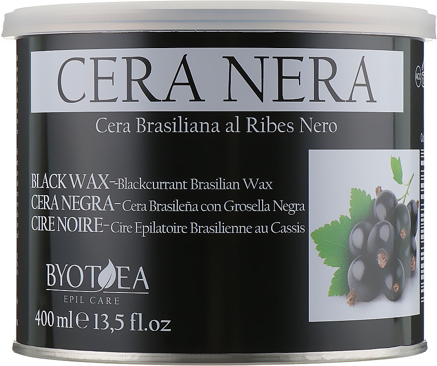 Rozpuszczalny w tłuszczach wosk do depilacji z czarnej porzeczki brazylijskiej - Byothea Cera Nera — Zdjęcie N1