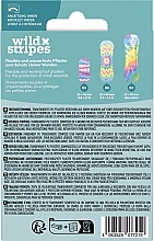 Zestaw plastrów wodoodpornych, 20 szt. - Wild Stripes Plasters Waterproof Secure Rainbow — Zdjęcie N2