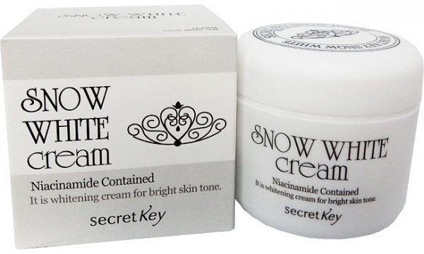 Rozjaśniający krem mleczny - Secret Key Snow White Cream
