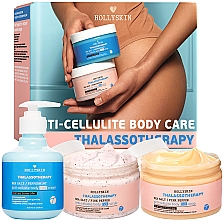 Kup Zestaw antycellulitowy - Hollyskin Thalassotherapy Weight Loss (b/cr/250 ml + b/scrub/250ml + b/wrap/250ml)