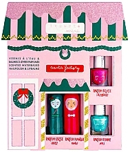 Zestaw - Inuwet Mini Charotte House (lip/balm/2x3.5g + nail/polish/2x5ml) — Zdjęcie N1