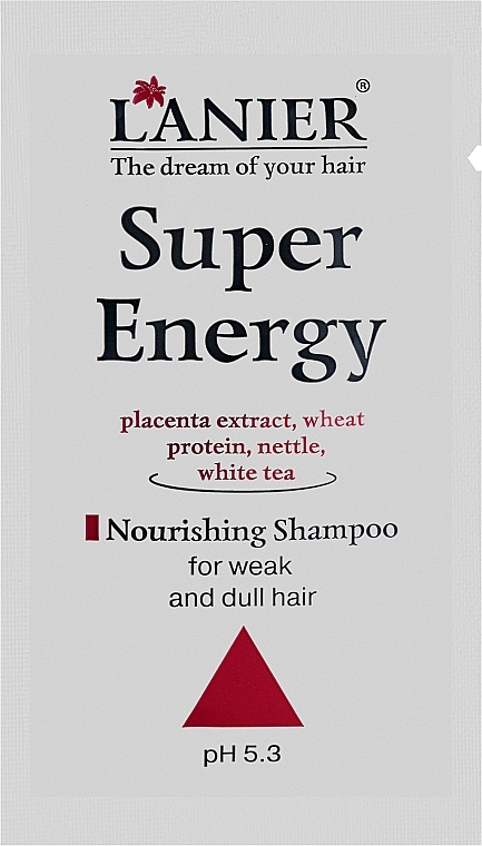 Szampon do włosów słabych i matowych Super energia - Placen Formula Lanier Super Energy Shampoo — Zdjęcie N1