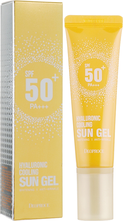 Żel do ciała z filtrem przeciwsłonecznym SPF 50+ - Deoproce Hyaluronic Cooling Sun Gel — Zdjęcie N3