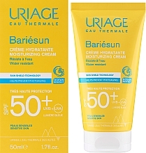 Nawilżający krem do ciała z ochroną przeciwsłoneczną SPF50+ - Uriage Bariesun Moisturuzing Cream  — Zdjęcie N2