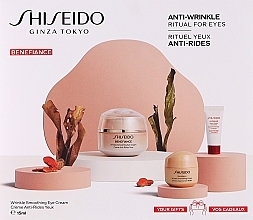 Kup Zestaw - Shiseido Benefiance Wrinkle Ritual For Eyes (eye/cr/15ml + conc/5ml + f/cr/15ml)