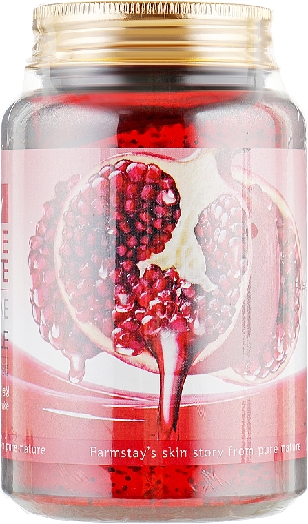 PRZECENA! Witaminowa ampułka do twarzy z ekstraktem z granatu - FarmStay Pomegranate All In One Ampoule * — Zdjęcie N1