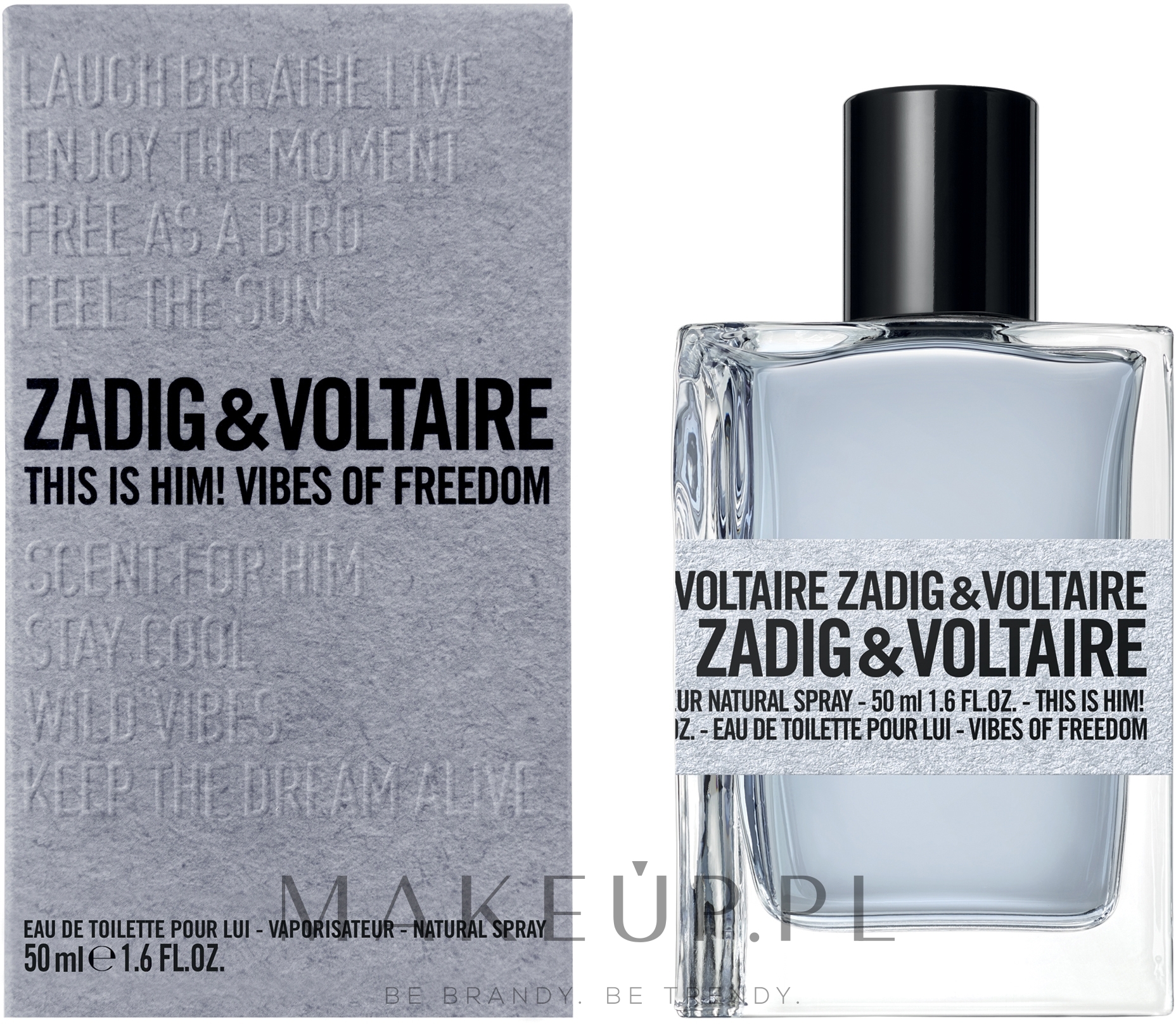 Zadig & Voltaire This Is Him! Vibes Of Freedom - Woda toaletowa — Zdjęcie 50 ml