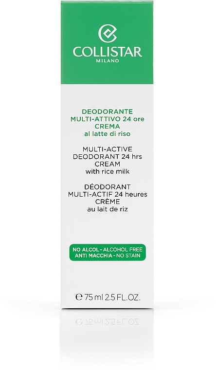 Multiaktywny dezodorant w kremie do wszystkich rodzajów skóry - Collistar Multi-Active Deodorant 24 Hours Cream — Zdjęcie N3