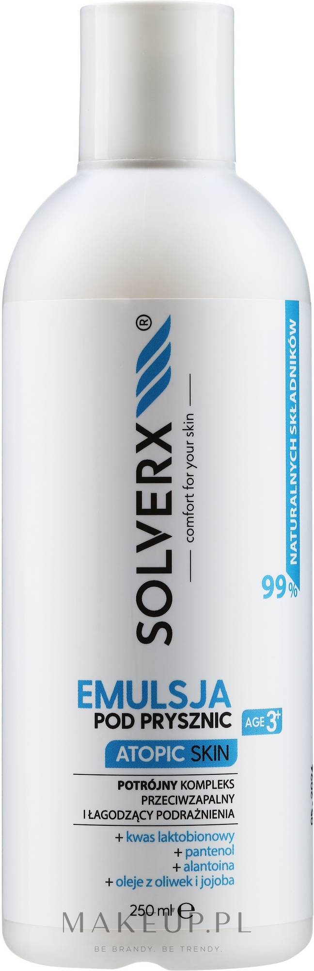 Emulsja pod prysznic do skóry atopowej - Solverx Atopic Skin Shower Emulsion — Zdjęcie 250 ml