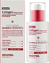 Ampułka liftingująca do twarzy z retinolem i kolagenem - MEDIPEEL Retinol Collagen Lifting Ampoule — Zdjęcie N2