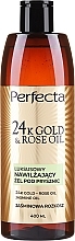 Kup Nawilżający żel pod prysznic - Perfecta 24k Gold & Rose Oil Shower Gel