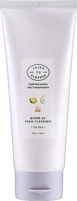Pianka do mycia twarzy - Juice To Cleanse Biome AC Foam Cleanser — Zdjęcie N1
