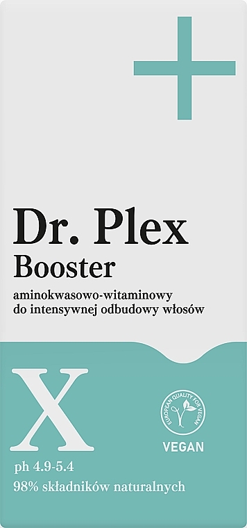 Booster aminokwasowo-witaminowy do intensywnej odbudowy włosów - Dr. Plex — Zdjęcie N2