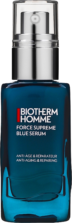 Serum przeciwstarzeniowe dla mężczyzn - Biotherm Homme Force Supreme Blue Serum — Zdjęcie N1