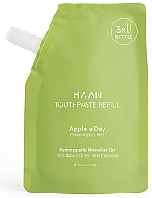 Pasta do zębów Zielone jabłko i mięta - HAAN Apple A Day Green Apple & Mint Refill (wkład uzupełniający) — Zdjęcie N1