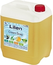 Kremowe mydło w płynie Miód - Lilien Honey Cream Soap (kanister) — Zdjęcie N1