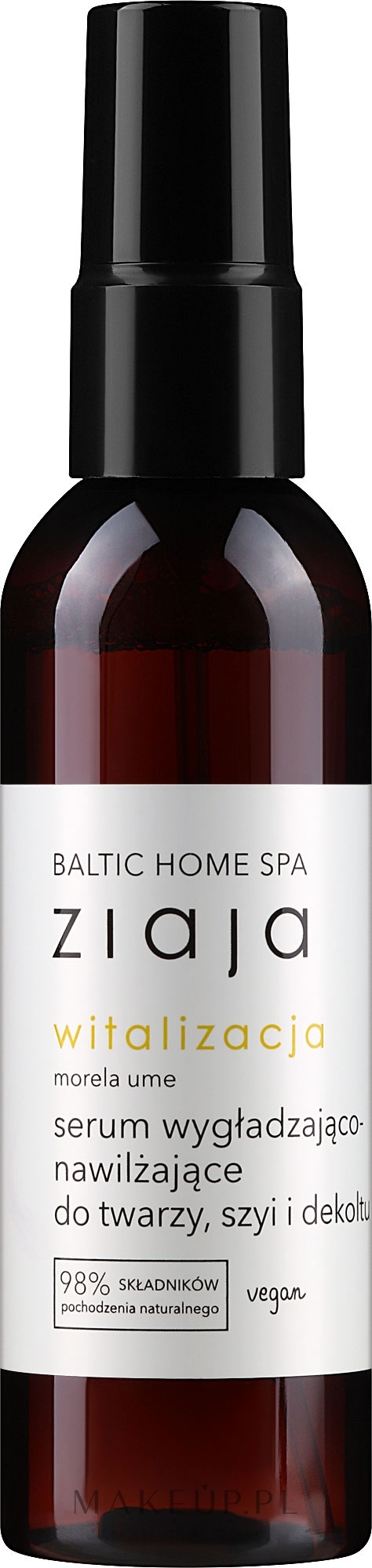 Wygładzająco-nawilżające serum do twarzy, szyi i dekoltu - Ziaja Baltic Home Spa Witalizacja — Zdjęcie 90 ml