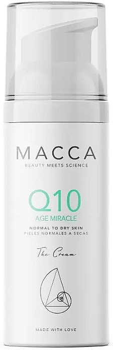 Odmładzająco-regenerujący krem do twarzy do skóry normalnej i suchej - Macca Q10 Age Miracle Cream Normal To Dry Skin — Zdjęcie N1