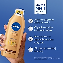 Ujędrniająco-brązujący balsam do ciała - NIVEA Q10 Plus Firming Bronze Body Lotion — Zdjęcie N3