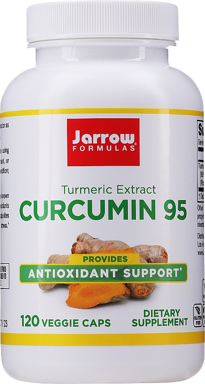 Suplement diety Kurkumina 95 - Jarrow Formulas Curcumin 95 500mg — Zdjęcie N2