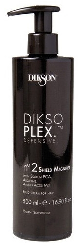 Ochronny fluid-krem do włosów - Dikson Diksoplex Defensive No.2 Shield Magnifier Fluid Cream For Hair — Zdjęcie N2