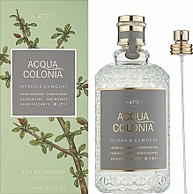 Maurer & Wirtz 4711 Acqua Colonia Myrrh & Kumquat - Woda kolońska — Zdjęcie N2