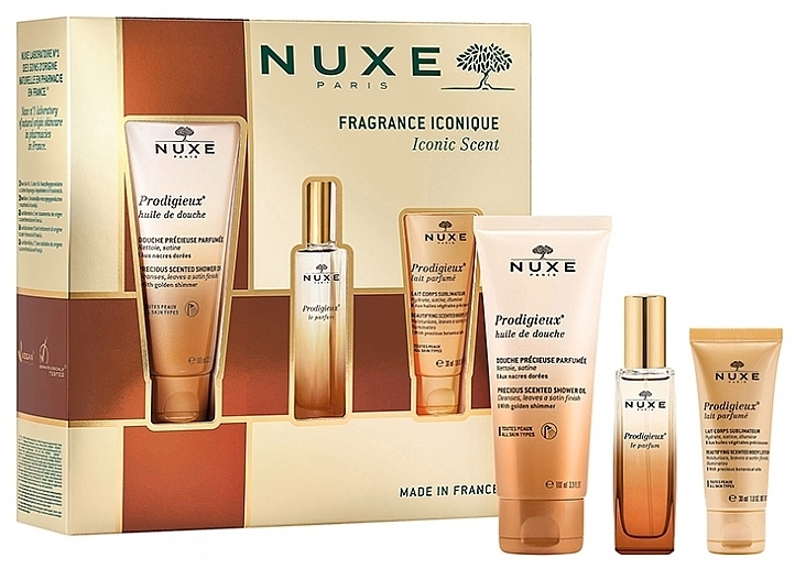 Nuxe Prodigieux - Zestaw (edp/30ml + sh/oil/100ml + b/lot/30ml) — Zdjęcie N2