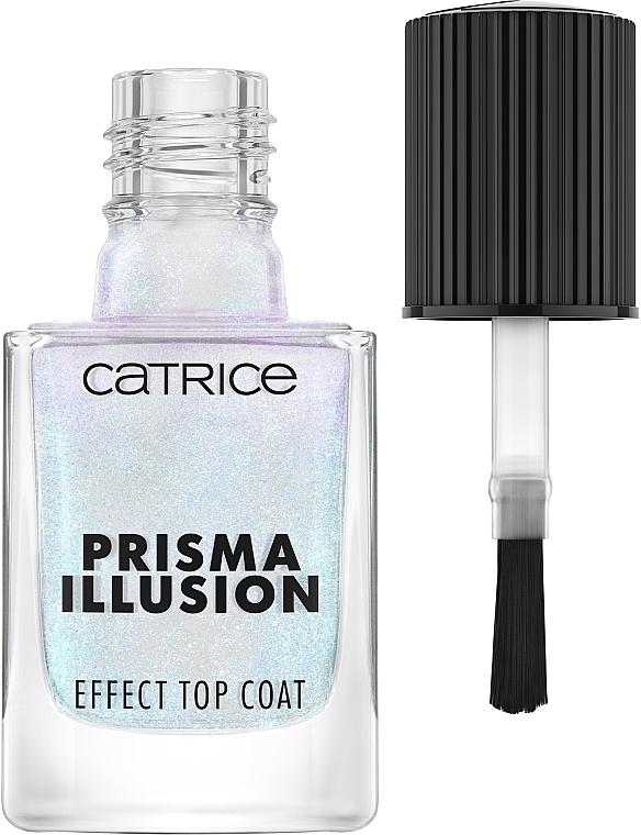 Top coat do paznokci z efektem pryzmatycznym - Catrice Prisma Illusion Effect Galactic Dust Top Coat — Zdjęcie N1