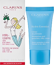 Krem nawilżający do skóry normalnej i w kierunku do suchej - Clarins Hydra-Essentiel Normal to Dry Skin Cream — Zdjęcie N2
