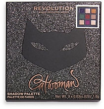 Paleta cieni do powiek - Makeup Revolution X DC Catwoman Shadow Palette Jewel Thief — Zdjęcie N5