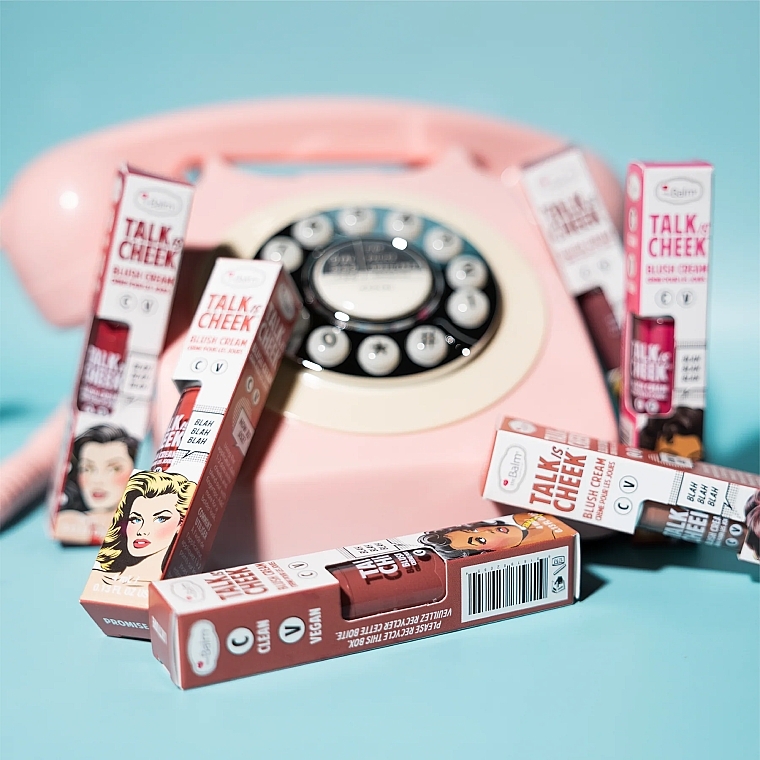 Róż do policzków - TheBalm Talk is Cheek Blush Cream — Zdjęcie N4