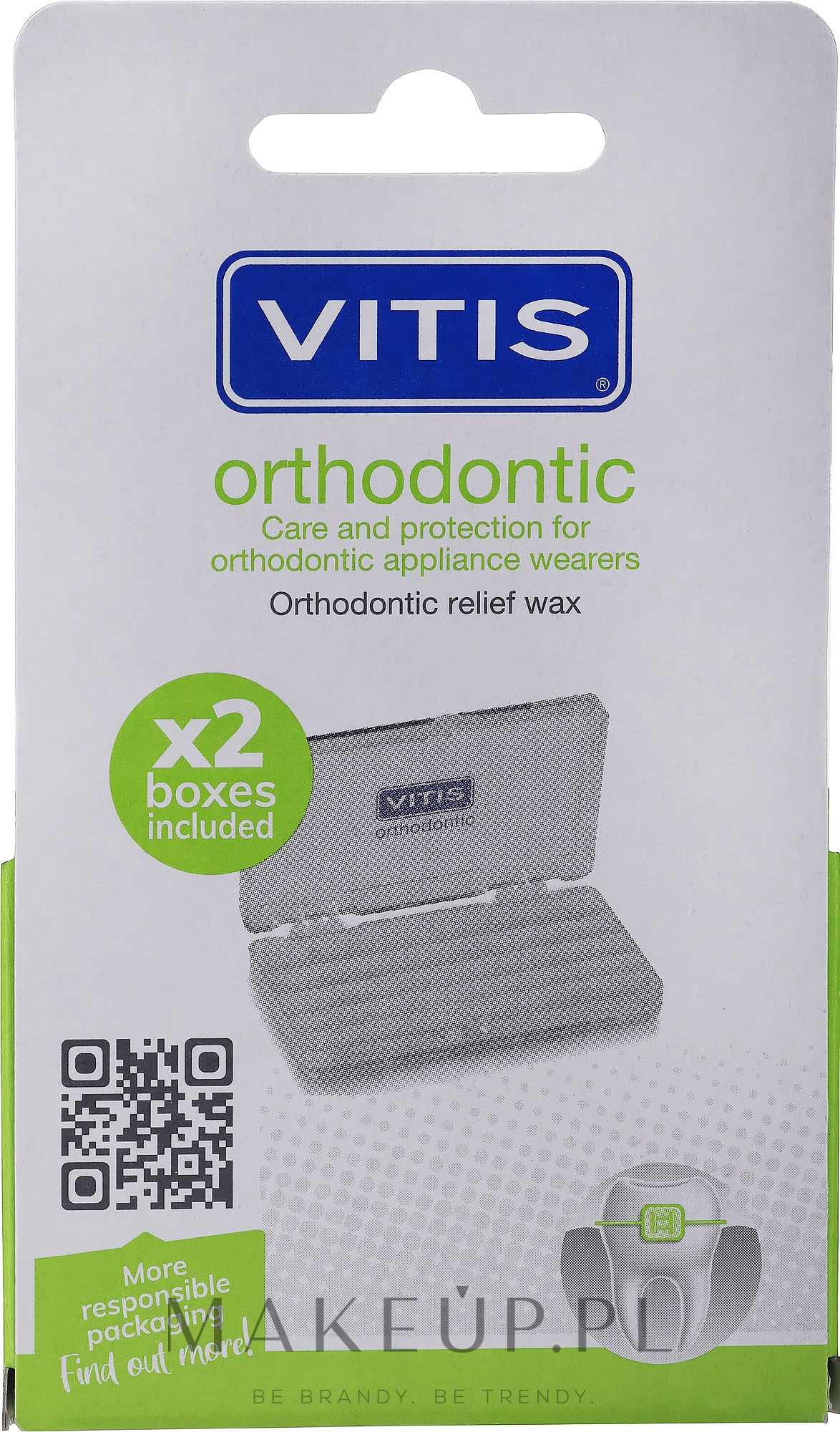 Wosk ortodontyczny, 2 szt. - Dentaid VITIS® Orthodontic Relief Wax — Zdjęcie 2 szt.