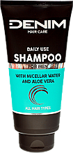 Kup Regenerujący szampon do włosów dla mężczyzn Woda micelarna i aloes - Denim Shampoo With Micellar Water And Aloe Vera