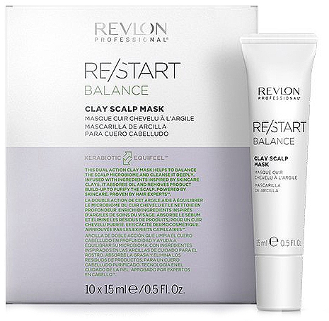 Glinka regulująca do skóry głowy - Revlon Professional Restart Balance Clay Scalp Mask — Zdjęcie N1
