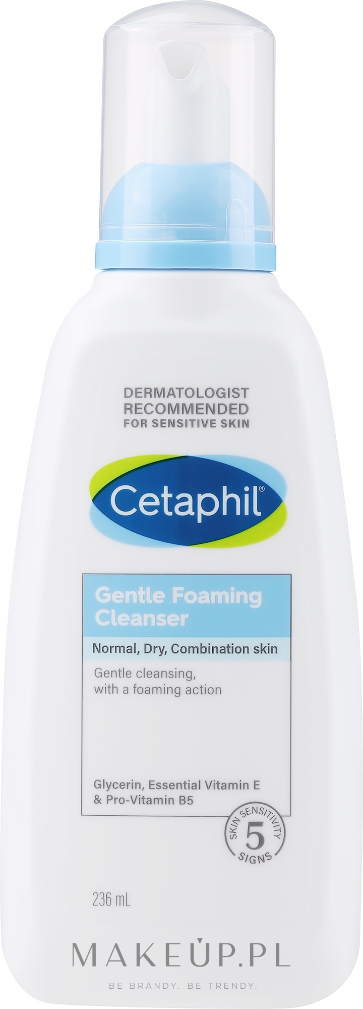 Pianka do mycia twarzy - Cetaphil Gentle Foaming Cleanser — Zdjęcie 236 ml