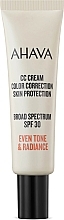 Kup Krem CC korekcyjny do twarzy - Ahava CC Cream Color Correction Skin Protection SPF 30