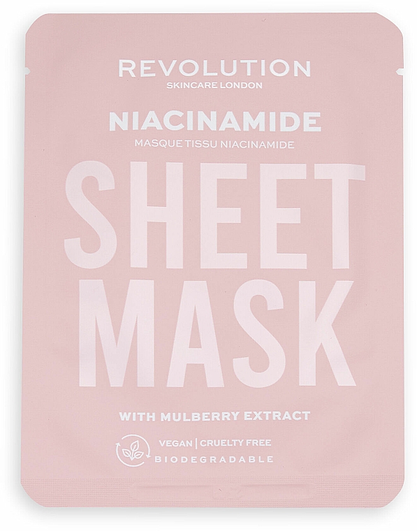 Zestaw do pielęgnacji twarzy - Revolution Skincare Blemish Prone Skin Biodegradable Sheet Mask (3 x f/mask) — Zdjęcie N5