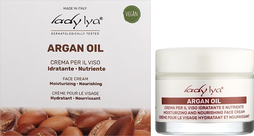 Krem do twarzy Odżywczy z olejkiem arganowym - Lady Lya Face Cream — Zdjęcie N2