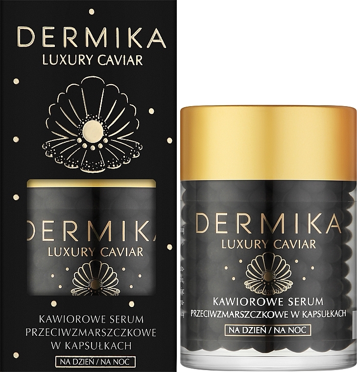 Kawiorowe serum przeciwzmarszczkowe w kapsułkach - Dermika Luxury Caviar Serum — Zdjęcie N2