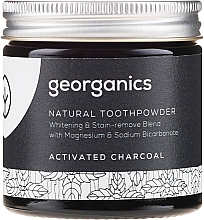Naturalny proszek do zębów - Georganics Activated Charcoal Natural Toothpowder — Zdjęcie N2