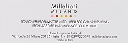 Kup Wkład do dyfuzora zapachów w samochodzie Soft skin - Millefiori Milano Icon Refill Soft Leather