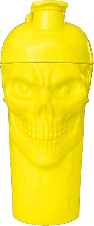 Shaker do odżywek dla sportowców, 700 ml, żółty - JNX Sports The Skull! Shaker Electric Yellow — Zdjęcie N1