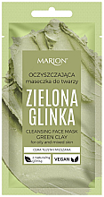 Oczyszczająca maseczka ​​z zieloną glinką - Marion Cleansing Face Mask Green Clay — Zdjęcie N1