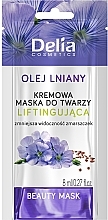 Kremowa maska liftingująca dla skóry dojrzałej z olejem lnianym - Delia Beauty Mask — Zdjęcie N1