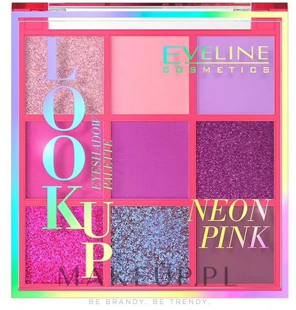 Paleta cieni do powiek - Eveline Cosmetics Look Up Neon Eyeshadow Palette — Zdjęcie Neon Pink