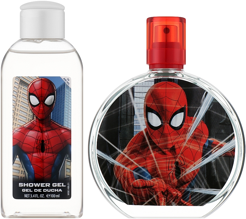 Air-Val International Spiderman - Zestaw (edt/100ml + sh/gel/100ml + bag/1pcs) — Zdjęcie N2