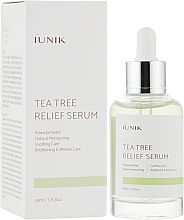 Kojące serum z drzewem herbacianym - iUNIK Tea Tree Relief Serum — Zdjęcie N2