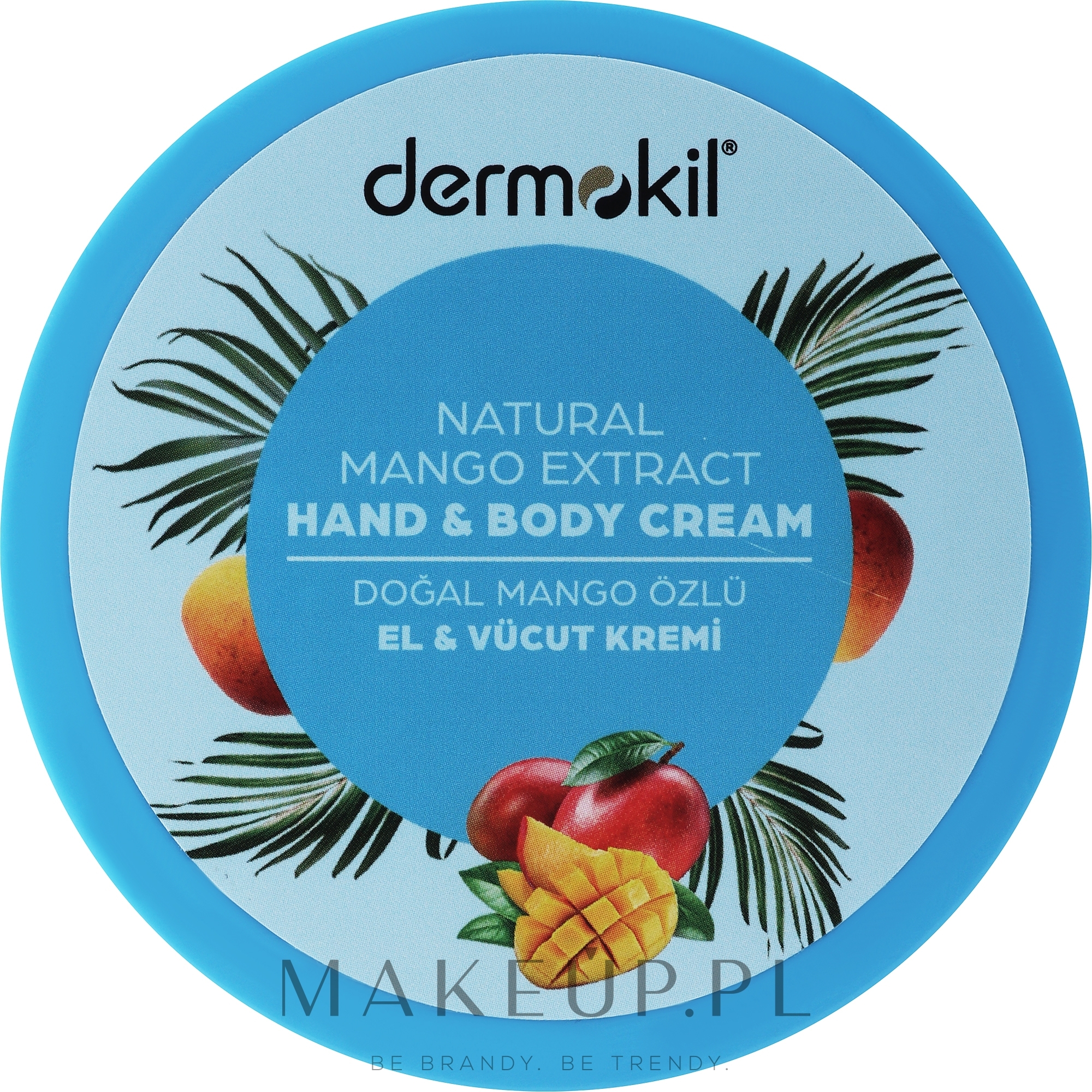 Krem do rąk i ciała z ekstraktem z mango - Dermokil Hand & Body Cream With Mango Extract — Zdjęcie 250 ml
