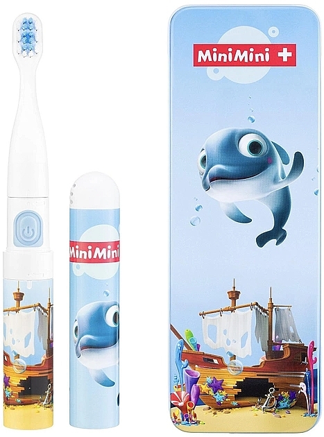 Elektryczna szczoteczka do zębów Smile MiniMini+ Dolphin Finek - Vitammy — Zdjęcie N1